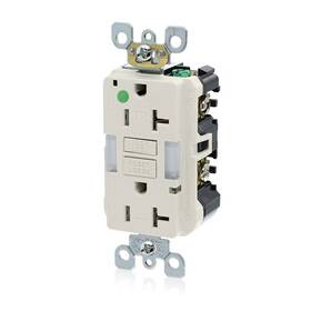 Gfnl2-hgt Leviton 078477723753 20a-125v Hospital Grade Tamper-resistant Guide Light Duplex