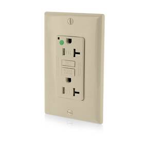 Gftr2-hgi Leviton 078477723807 20a-125v Extra-heavy Duty Hospital Tamper-resistant Duplex Self-tes
