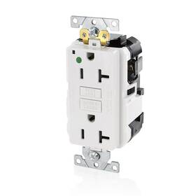 Mgfn2-hgw Leviton 078477724446 20a-125v Extra-heavy Duty Hospital Non-tamper-resistant Lev-lok Dup