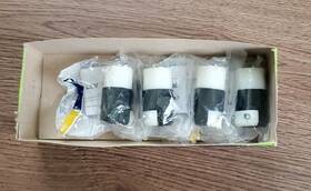 161-5369-c Leviton 172-5266c Lot Of 4 2-pole 3-wire Grounding Connector Straight Blade