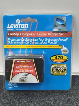 A-1607-1 Leviton A-1607-1/c-bl-lev Laptop Surge Protector Brand New Sealed