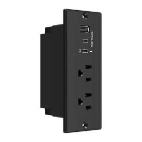 Lider 883951860332 Pd 36w Recessed Outlet Station With Usba And Usbc Ports Power Delivery Tamperres