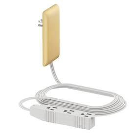 Lwe8-315-gd Lider Flat-face Outlet Extender With 3 Receptacles Ultra-thin Wall Plate Plug