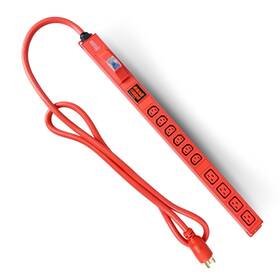 Lifestyles Warehouse 719833250246 Pdu 240v Power Strip With 6 -c13 And 4- C19 Outlets 30 Amp Rack Mount Breake