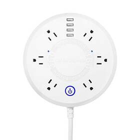 Limitless Innovations 854298007247 Chargehub Powerstation 360 10device Surge Protector Power Strip Includes 4 Usb A