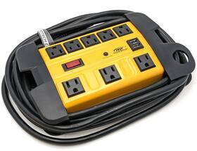Lts-8t-2u Litesun Power Strip And Surge Protector 15a 125vac 60hz 1875w