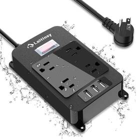 Wl-ail-167 Loitinsy Outdoor Power Strip Weatherproof With 4 Outlets Surge Protector Wate