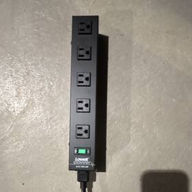 Acs-1506-sw Lowell Power 5-outlet Strip Black On/off Switch