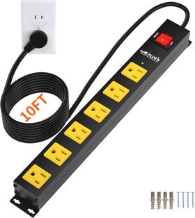 2700j Ltd. 705353430596 Power Strip Surge Protector Heavy Duty Strips With 10ft Long Cord