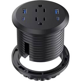 Lukyamzn 313099483426 6 Ft. 2-outlet Surge Protector Flush Mount Recessed Outlet With 2 Usb-a Usb-c