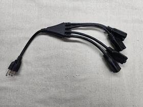 Lxo-401 Luxury Office 1 To 4 Splitter Cord 1.5 Ft. 16 Awg - 125v 1625w