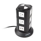 Lysb016mfm1oo-cmptraccs Safemore 10-outlet 4-usb Surge Protector