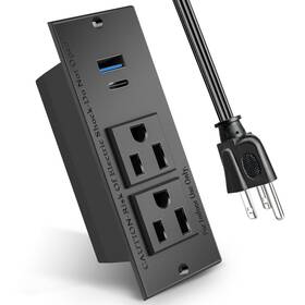 Maggie 191170783692 20w Pd Conference Recessed Power Strip With Fast Usb C Furniture Outlet