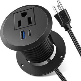 Maggie 313038524524 Desktop Power Grommet 2inch Outlet Recessed Str