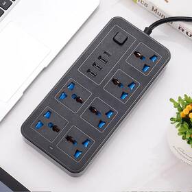 Malkit1991 313047312358 Power Multi Tap Universal Plug Eu Us Uk Outlet Strip With 1.8m Extension C