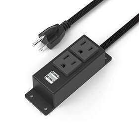 Mayitop 734914448985 Safe Power Outlet Kit 2 Wall Mount Strip With Usb Charging Ports Sa