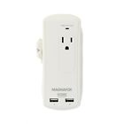 Mc351  Magnavox Outlets Travel Surge Protector Usb Charging Ports 731398351015