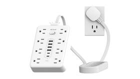 Mcscn 762949381434 Surge Protector Power Strip900j -8 Outlets 6 Usb - 15a/1875w 10ft Extension