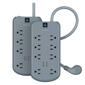 980370708 Members Mark Surge Protector Bundle With Usb 2-pack