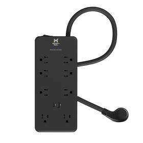 990467586 Members Mark Member S 6-ft. Surge Protector With 8 Ac Outputs 1 Usb-c Usb-a