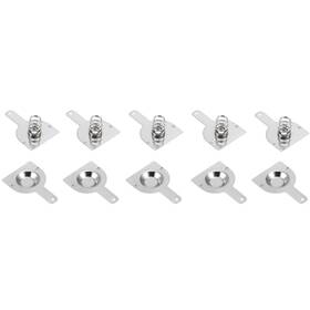 Metallixity 746453278206 50 Pairs 10mmx9mm Battery Springs Aaa Replacement Nickle For Remote Control