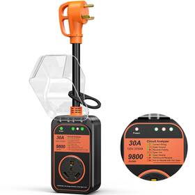 9800 Millionhome 752811751564 Rv Surge Protector 30 Amp Waterproof J Upgraded Power Su
