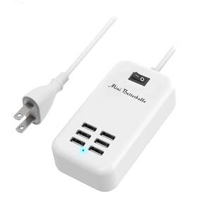 Mini Butterballe 708478088741 6 Ports Usb Charger Hub Desktop Us Plug Ac Power Wall Travel Charging Adapter Sl