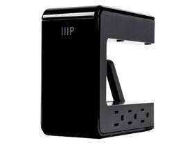 143451 Monoprice Desk Mount C-shaped Surge Protector 6 Outlets With Usb-a And Usb-c Ports