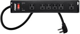 Monoprice 27856 - 6 Outlet Metal Surge Protector Power Strip With 15ft Cord
