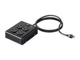 35099 Monoprice - Heavy Duty 4 Outlet Metal Surge Protector Power