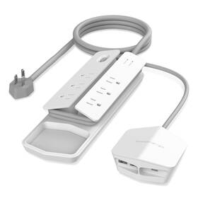 Monster 812350237827 Power Center Vertex Surge Protector With Detachable Usb Strip P