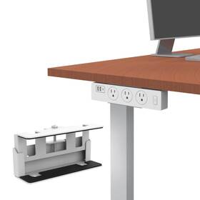 Monzlteck 702571424239 Universal Power Strip Mount Put Your Under The Desk Or On Wal