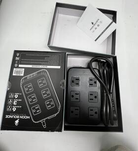 Ipx6 Moon Bounce Qy02 Waterproof Power Strip 6 Ac Outlets 3 Usb Ports 6ft Cable