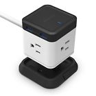 Mrj3006-bk Bestek Travel Power Cube And Usb Charging Station Detachable Base