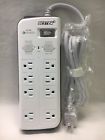 Mrj8003 Bestek Surge Protector Power Strip Smart Usb No Box