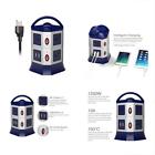 Mstnjw2layer Mstjry Power Strip Tower Surge Protector Retractable Cord 637045171435
