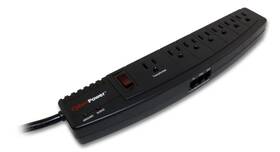 Nw-88c9103 My Cable Mart 6ft 7 Outlet Surge Protection 1250 Joules By Cyberpower Black