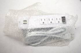 Nf03-12-01 Nanfan Furniture Power Distribution Unit With On/off Button White