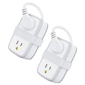 Ntonpower 941833907965 2 Pack Power Strip With Usb C Ports 4 Outlets 3 1 Usb-c Small St