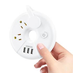 Ntonpower 941833918176 Travel Power Strip Cruise Approved Portable Flat Pl