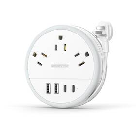 Ntonpower 941833920841 Travel Power Strip Cruise Approved With 3 Outlets 4 Usb Ports 2