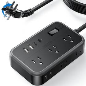 1080j Ntonpower 941833920902 2 Prong Power Strip With Usb C A 1875w/1080j Surge Protecto