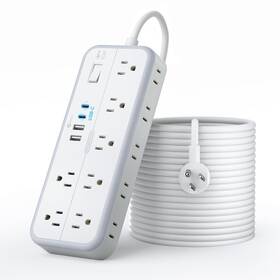 Ntonpower 941833921183 25 Ft Long Extension Cord With Multiple Outlets 14 And 4 Us