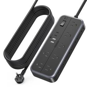 Ntonpower 941833921251 Extension Cord 25 Ft With Multiple Outlets 14 And 4 Usb 187