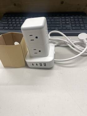 1080j Ntonpower 941833922234 Power Strip Tower With Usb Ports Surge Protector 5 Ft Extensi