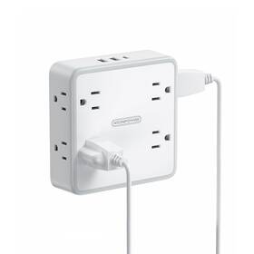 Ntonpower 941833922975 Multi Plug Wall Outlet With Usb Ports 1 C Extende