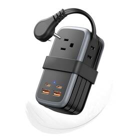 Ntonpower 941833924542 Gan Ultra 65w Usb Charging Station 7 In 1 Travel Power Strip With