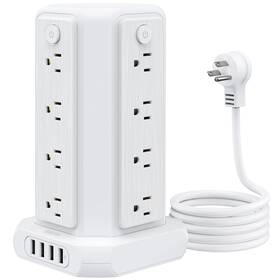 Ntonpower 974255313144 Power Strip Tower Surge Protector 16 Outlet 4 Usb Ports Desktop Ch