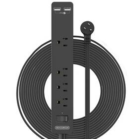 Ntonpower 974255314868 Flat Extension Cord 10 Ft Thin Under Carpet Rug Door 4 Ou