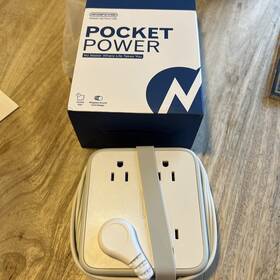 App-4a3u-us Ntonpower Model Travel Power Strip With Usbc 8 Outlet 3usb Ports 6 Ft Extension Cord